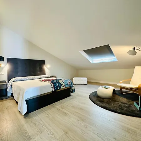 شقة Atico Boj - Diseno & Horreo Chill Con Vistas Al Mar Y La Montana