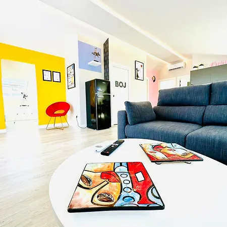 شقة Atico Boj - Diseno & Horreo Chill Con Vistas Al Mar Y La Montana